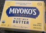 Miyoko's Creamery Plant Milk Butter Cashew & Coconut Oil Spread
