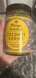 Maya Kaimal Coconut Korma Indian Simmer Sauce Coconut Cream & Cardamom