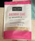 The Safe + Fair Food Company Birthday Cake Granola