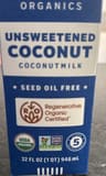 New Barn Organics Unsweetened Coconut Coconutmilk