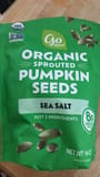 Go Raw Organic Sprouted Pumpkin Seeds Sea Salt