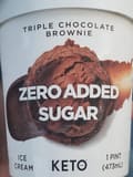 Keto Pint Triple Chocolate Brownie Ice Cream