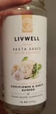 Livwell Cauliflower and garlic Alfredo sauce