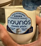 Nounos classic plain Greek probiotic yogurt