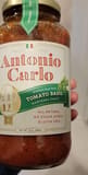 Antonio Carlo Handcrafted tomato basil marinara sauce