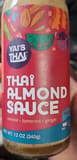 Yai's Thai Thai Almond (No Peanut) Sauce