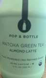 Pop & Bottle Matcha Green Tea Almond Latte