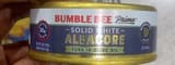 Bumble Bee Prime Solid White Albacore Tuna in Olive Oil