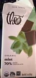 Theo Organic Mint 70% Dark Chocolate