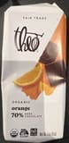 Theo, dark chocolate, orange