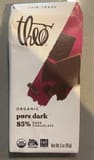 Theo Pure Dark 85% Dark Chocolate