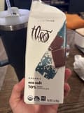 Theo Organic sea salt 70% dark chocolate