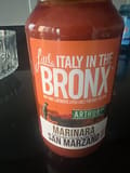 Little Italy in the Bronx Italian tomatoes & slivers of fresh garlic
