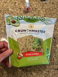 Crunchmaster Avocado Toast Guacamole Crunchy, Baked Rice Crackers