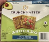Crunchmaster Avocado Toast Salt & Pepper Crunchy, Baked Rice Crackers