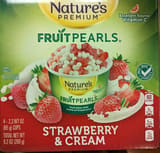 Nature's Premium Strawberry and cream fruit pearls