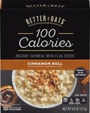 Betteroats 100 Calorie Quick Cooking Oatmeal Cinnamon Roll