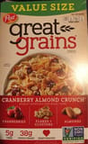 Post Great Grains Cereal Cranberry Almond Crunch