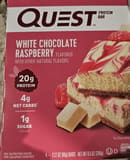 Quest White Chocolate Raspberry Protein Bar