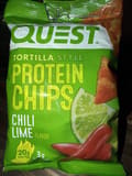 Quest Tortilla Style Protein Chips Chili Lime Flavor