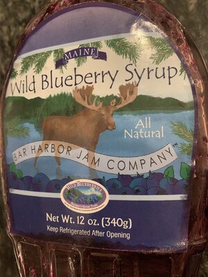 Bar Harbor Jam Company Wild Blueberry Syrup