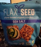 Doctor In The Kitchen Flackers Organic Flax Seed Crackers - Sea Salt