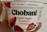 Chobani Greek Yogurt Strawberry
