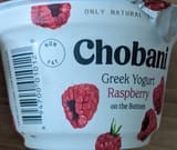 Chobani Greek Yogurt Raspberry on the Bottom