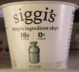 Siggi's simple ingredient skyr PLAIN