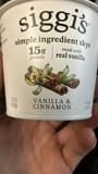 Siggi's VANILLA & CINNAMON simple ingredient skyr