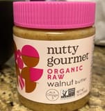 The Nutty Gourmet Walnut Butter - Organic Raw