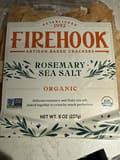 Firehook Rosemary Sea Salt Organic Artisan Baked Crackers