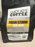 Lucy Jo’s Coffee Brain Storm Low Acid Whole Bean Coffee