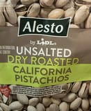 Alesto Unsalted Dry Roasted Pistachios In Shell