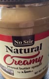 Natural creamy peanut butter Peanut butter