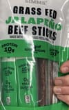 Simms Grass fed jalapeño beef sticks