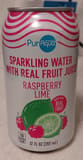 PurAqua Sparkling Water Raspberry Lime