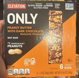 Elevation Peanut Butter With Dark Chocolate Granola Bar