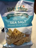 Live G Free SEA SALT Brown Rice Crisps