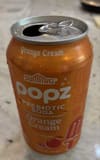 Summit Popz Orange Cream Prebiotic Soda