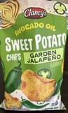 Clancy's Avocado sweet potato garden jalapeños chips
