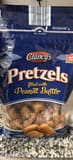 Clancy's Pretzels filled with Peanut Butter