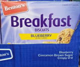 Benton's Breakfast biscuits blueberry naturally flavored