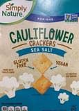 Simply Nature Cauliflower Crackers Sea Salt