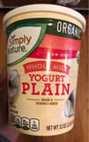 Simply Nature Yogurt Plain
