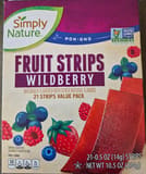 Simply Nature Fruit Strips Wildberry
