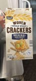 Aldi Woven Whole Wheat Crackers
