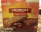 Millville CRUNCHY GRANOLA BARS Peanut Butter