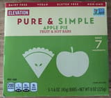 Elevation Pure & Simple Apple Pie Fruit & Nut Bars