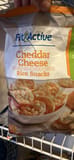 Fit&Active Cheddar Cheese Naturally and Artificially Flavored Rice Snacks